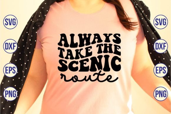 Always Take the Scenic Route Retro SVG Review
