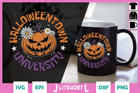 Halloweentown University Retro SVG Review
