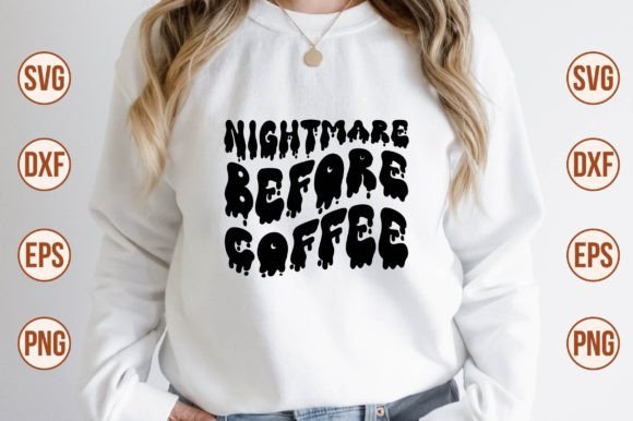 Nightmare Before Coffee Retro SVG Review