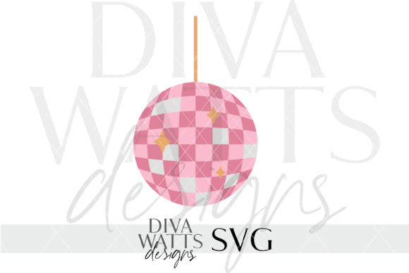 Pink Disco Ball Retro SVG Review