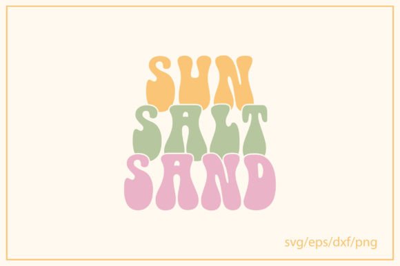 Sun Salt Sand Retro Svg Design Review